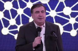 Саакашвили посетил Форум будущего Николаева