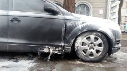 У Києві підірвали Audi Q7 адвоката підозрюваних у вбивстві Бузини