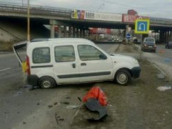 В Киеве джип Nissan спровоцировал тройное ДТП