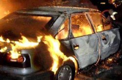 Ровенщина: мужчина заживо сгорел в своем автомобиле