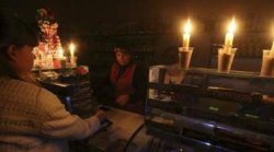 В Крыму отключают свет по три часа