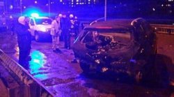 Масштабное ДТП в Киеве: иномарка протаранила три автомобиля