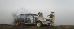 Херсонщина: в пылающем автомобиле погибла женщина