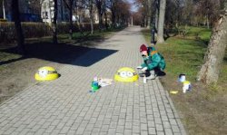 В киевском парке появились свои миньоны