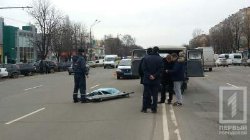 ДТП в Кривом Роге: микроавтобус насмерть сбил мужчину