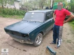 Полицейские задержали пьяного водителя на странном автомобиле