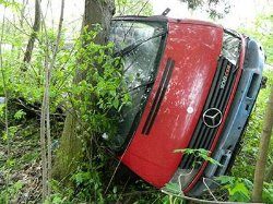 ЧП на Тернопольщине: автобус с детьми сорвался в пропасть