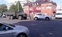 В Ривне пьяные военные попали в аварию