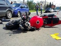 В центре Харькова мотоцикл сбил пешехода (ФОТО)