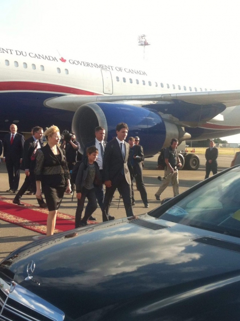 В Украину прибыл премьер-министр Канады Трюдо