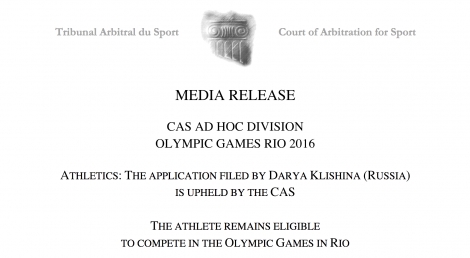 Российская легкоатлетка через суд получила допуск к Олимпиаде