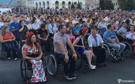 Украинских паралимпийцев торжественно провели в Рио