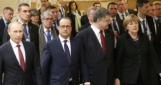 Сегодня Порошенко проведет переговоры с Меркель и Олландом по Крыму