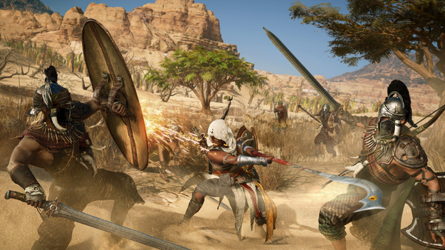 Опубликовано новое геймплейное видео о боевой системе и гладиаторских аренах Assassin’s Creed: Origins