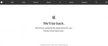 Apple закрыла интернет-магазин в преддверии анонса
