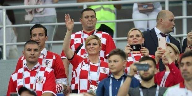 Президент Хорватии отказала Путину на футбольном матче