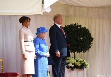 Трамп опоздал на чаепитие с английской королевой
