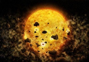 Звезда в 450 световых годах от Земли поглощает свои планеты