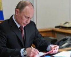 Путин подписал указ о санкциях против Украины